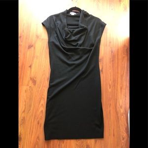 Helmut Lang Draped Neck Dress (S)